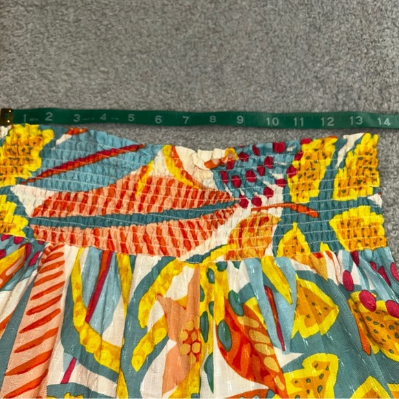 Christian Siriano Yellow Orange Maxi Wide Leg pants - Picture 4 of 9